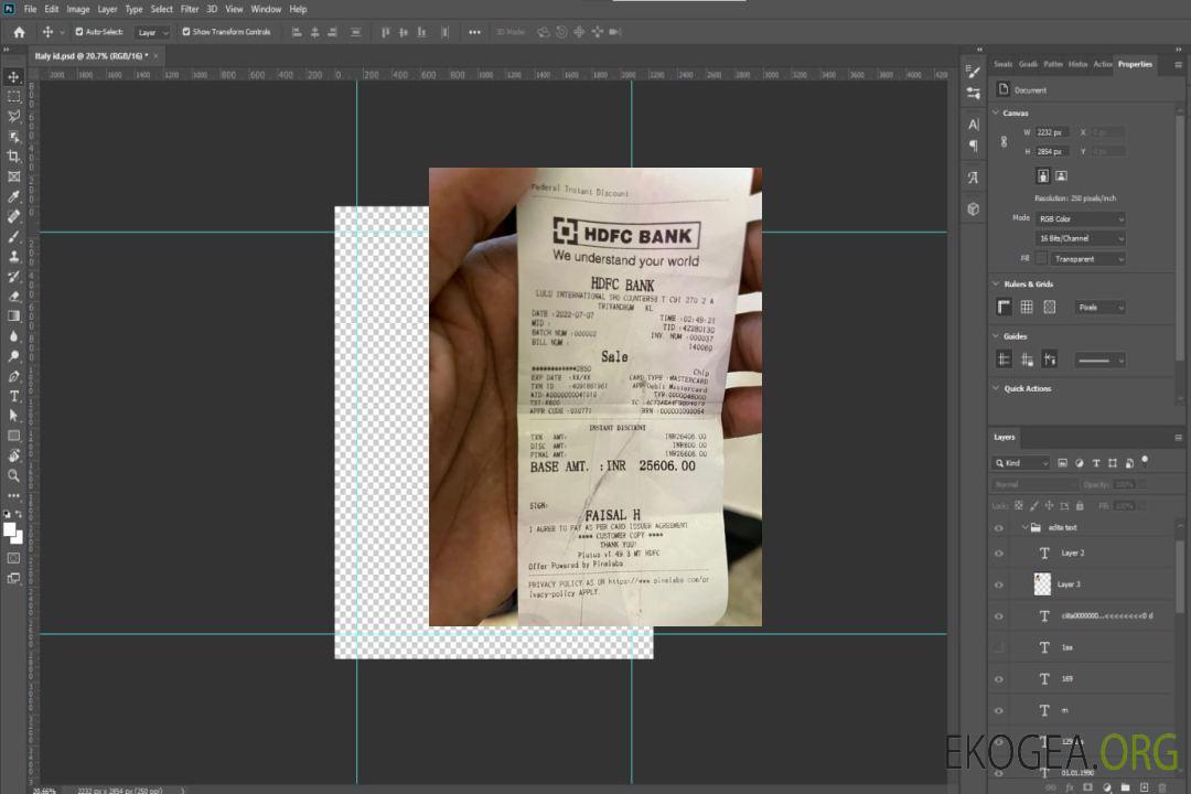 Chèque de paiement bancaire HDFC en Inde template Chèque de paiement bancaire HDFC en Inde template